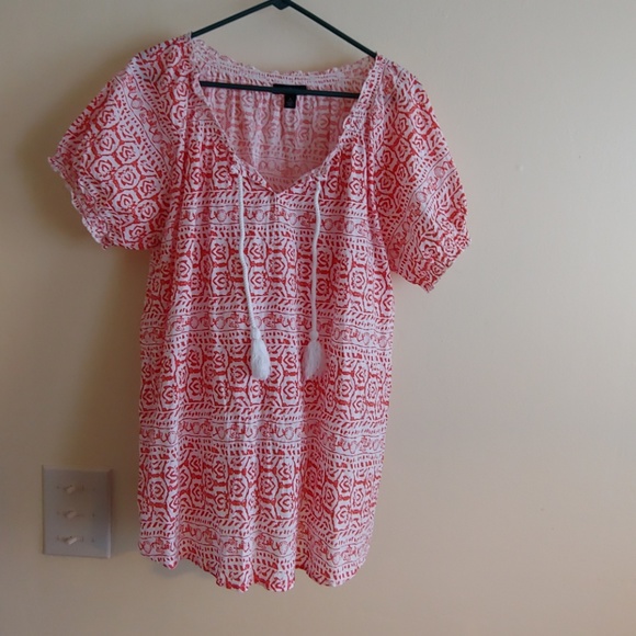 Ellos Tops - PLUS SIZE ELLOS Peasant Blouse